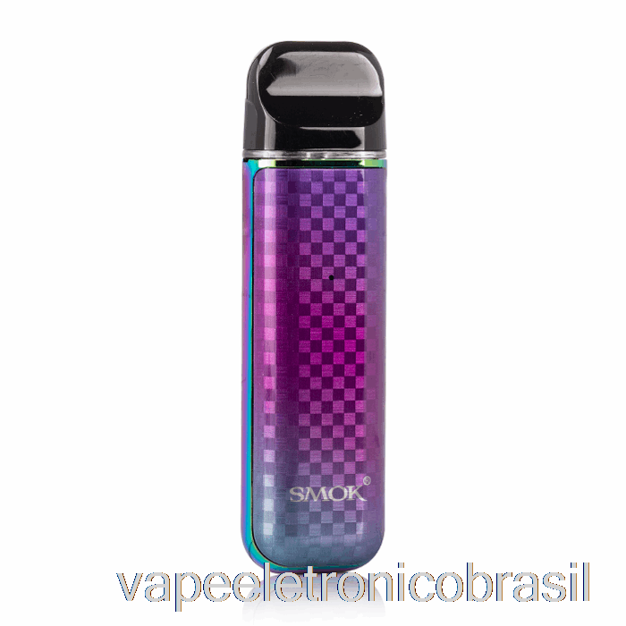 Vape Recarregável Smok Novo 2 25w Pod System Arco-íris Fibra De Carbono